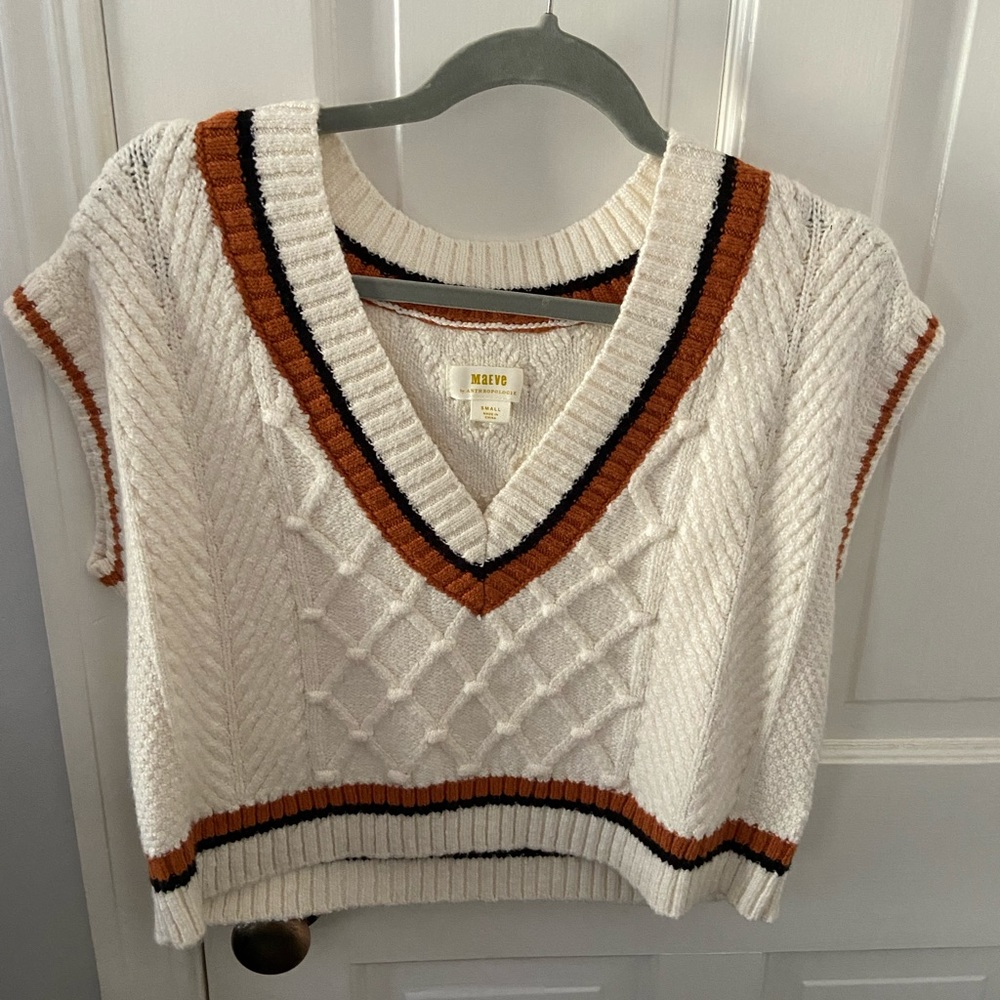 Anthropologie sweater vest